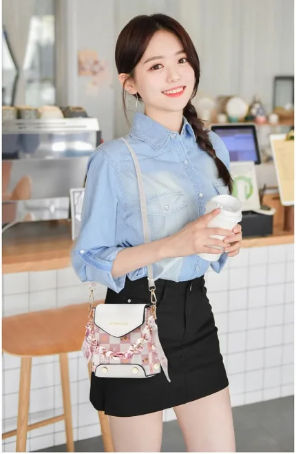 Shoulder messenger bag fashion phone package
